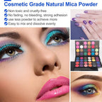 Mica Powder,200g/7.14oz Large Jar,Pure Blue Mica Powder Pigment for Epoxy Resin，Lip Gloss，Paint，Dye，Soap Making，Nail Polish,Candle Making,Bath Bombs