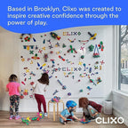 Clixo Ocean Creatures Pack - Glow-in-The-Dark Magnetic Building Toy - 24 Flexible Magnet Pieces for Underwater Adventure. Imaginative STEM Toy. Screen Free Kids Gift & Travel. Ages 6+ [New]