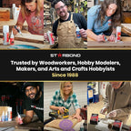 Starbond Medium Super Glue Pro Kit (2 oz) – Strong, Fast-Bonding CA Glue (Cyanoacrylate Adhesive) – with Clog-Resistant Cap, Microtips & Extra Nozzle for Quick Fixes, Woodworking, Hobby Models