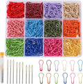Kollase Crochet Markers, Metal Stitch Markers for Knitting and Crocheting, Accessories and Supplies (M-600 pcs)