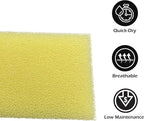 FoamRush 6" x 24" x 24" Water-Resistant Dry Fast Outdoor Upholstery Foam Sheet for Outdoor & Marine Furniture (Chair Cushion Foam for Patio Furniture, Boat Seat Cushion Replacement)