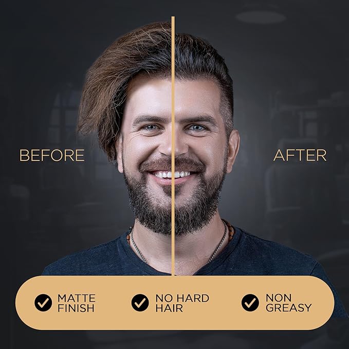 Strong Hold Matte Hair Paste | Flexible & Long-Lasting Sculpting Paste for All Hair Types and Styles | No Flakes | 3 oz