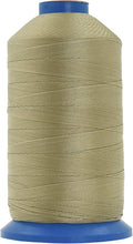 Mandala Crafts Bonded Nylon Thread Beige Heavy Duty Sewing Threads - 800 YDs Size 277 840D T270 Tex 270 Thread for Leather Jeans Weaving Outdoor Marine Upholstery Threads
