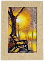 8x10 Mat Bevel Cut for 5.5x8.5 Photos - Acid Free Fresh Linen Canvas Precut Matboard - For Pictures, Photos, Framing - 4-ply Thickness