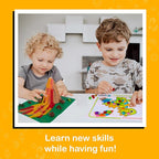 Craftikit® 20 Award-Winning Dinosaur Crafts for Kids - Award-Winning All-Inclusive Fun Dinosaur Crafts for Kids Ages 3-5, Organized Toddler Craft Kit