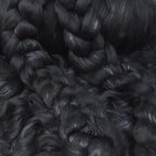 Merino Silk Luxe Tonal Designer Blend. Superfine Merino, Mulberry Silk, Tussah Silk. Top Roving for Spinning or Felting. Obsidian 1oz