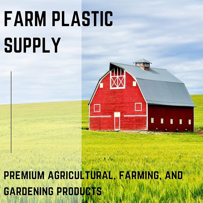 Farm Plastic Supply - Clear Vinyl Sheeting - 15 Mil - (4'6" x 75') - Vinyl Plastic Sheeting, Clear Sheet for Storm Windows, Covering, Protection, Tablecloth Protector