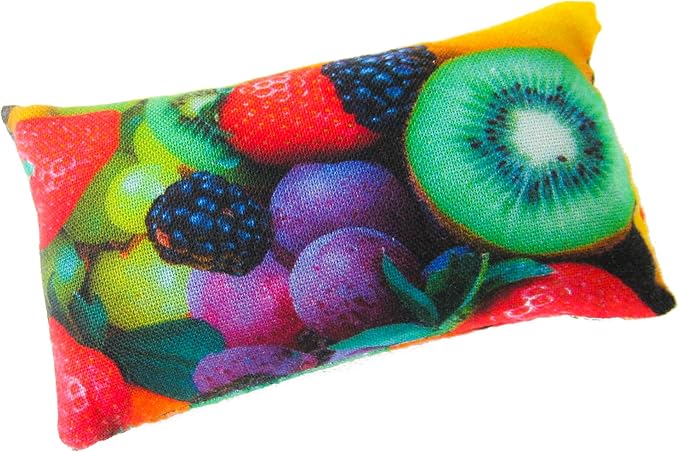 Emery Pin Cushion for Sewing - Filled with Abrasive Emery Sand - Handmade in USA (2"x3", Fruits)
