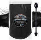 Charcoal Black Mica Powder for Epoxy Resin 100g / 3.5oz. Sealed Bag - TECHAROOZ 2 Tone Resin Dye Color Pigment Powder for Lip Gloss, Nails, Colorant for Slime Bath Bombs Soap Making & Polymer Clay