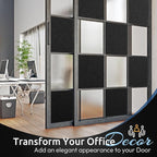 rabbitgoo Blackout Window Film, Sun Heat Blocking Privacy Cover for Glass, Removable Opaque Room Darkening Dark Black Out Window Covers Tint Shades for Home Day Sleep Light Blocker 35.4 x 78.7 Inches