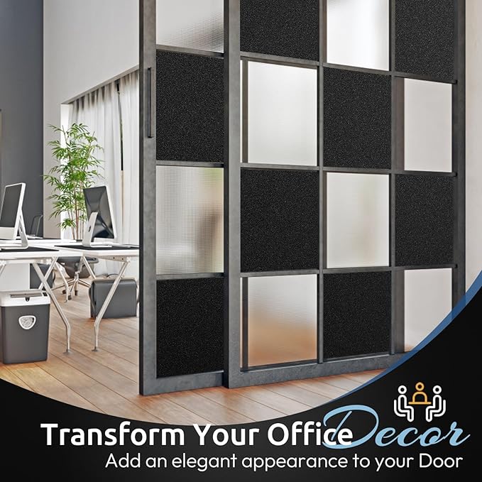rabbitgoo Blackout Window Film, Sun Heat Blocking Privacy Cover for Glass, Removable Opaque Room Darkening Dark Black Out Window Covers Tint Shades for Home Day Sleep Light Blocker 23.6 x 78.7 Inches