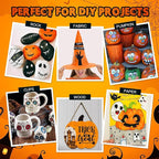 Betem 12 Colors Dual Tip Acrylic Paint Pens Markers, Premium Acrylic Paint Pens for Halloween Decorations, Wood, Canvas, Stone, Rock Painting, Glass, Ceramic Surfaces, Pumpkin Painting Kit DIY Crafts