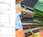 Watercolor Journal, 8.25x5.5, 140 LB, 300 GSM, tumuarta Cotton Paper, Cold Press, 24 Sheets, 48 Pages, Watercolor Paper Sketchbooks for Use As Travel Notebook and Mixed Media Pad