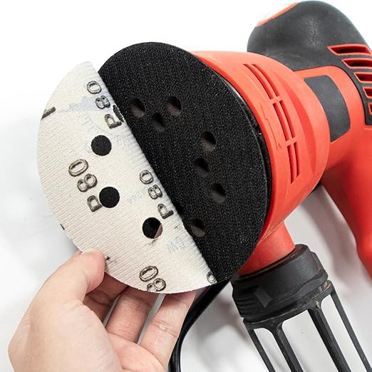 100 Pcs 5 inch Wet Dry Sanding Discs Grit 150 Hook and Loop 8 Hole Silicon Carbide Orbital Sander Sandpaper