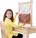 Melissa & Doug Wooden Multi-Craft Weaving Loom: Extra-Large Frame (22.75 x 16.5 inches)