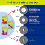 Glue Dots, Crafter's Pack, Double-Sided, Mini Dots, Craft Dots, Micro Dots, Permanent, 825 Dots, DIY Craft Glue Tape, Sticky Adhesive Glue Points, Liquid Hot Glue Alternative, Clear, 3 Pack