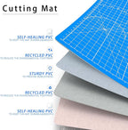 DIYSELF Cutting Mat 9x12in, Self Healing Mat for Crafts, Sewing & Quilting