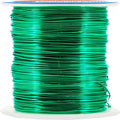 Mandala Crafts 20 Gauge Anodized Aluminum Craft Wire for Jewelry Making - 100 FT Colored Flexible Kelly Green Wire - Bendable for Bonsai Armature Crafting Sculpting