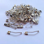 Curved Safety Pins for Quilting, Basting Pins, Size 2, 100-count