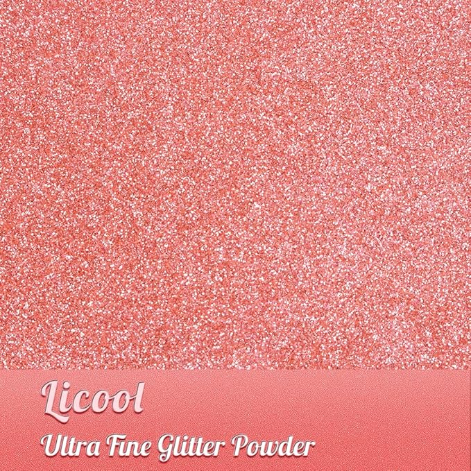 Holographic Fine Glitter, 100g/3.5oz Extra Fine Glitters Powder Packs for Resin, Craft Glitter for Tumblers Candle Slime Making, Festival Body Face Eyeshadow Nail Glitter (Fluorescent Pink)
