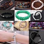 120PCS 6mm AAA Natural Tiger Eye Stone Beads Gemstone Round Spacer Loose Beads for Jewelry Making DIY Bracelet,Necklace, Earrings 2 Strand 32"