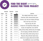 Artistic Wire, 20 Gauge Tarnish Resistant Colored Copper Craft Wire, Grey, 15 yd