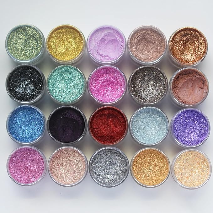 Premium Diamond Mica Powder Pigment- for Epoxy, Resin, Soap, Paint, Woodworking, Acrylic Pouring, Bath Bombs, Fishing Lures - DIY Arts and Crafts Additive (Diamond Violet-Blue)