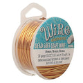 The Beadsmith Wire Elements Craft Wire – Tarnish Resistant, Soft Temper, Round, Bronze Color – 0.81mm, 20 Gauge, 10 Yard Spool – Jewelry Making, Wire Wrapping, Floral, & Other DIY Crafts
