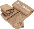 40" x20 Feet Premium Natural Burlap Fabric Roll – Multipurpose for Gardening, Weddings, Crafts & Holiday Decor – Wedding Aisle Runner, Halloween/Christmas Burlap, Weed Barrier & More