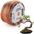 UTILE Bonsai Wire - Armature Aluminum Wire 80 ft 10 Gauge 3.2 mm Bonsai Training Wire, Tree Kit, Plant, Sculpting, Crafts, Bendable, Gardening, Beading and Jewelry Making (Copper)