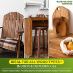 Nordicare 100% Pure & Natural Linseed Oil - Food-Safe for Wood Furniture - Enhances Original Wood Structure - Made in Denmark 84.5oz