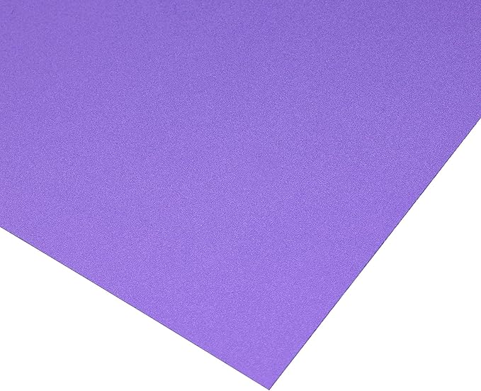 uxcell 4Pcs A4 Gel Light Lighting Filter Overlay Transparent Color Correction Plastic Vinyl PVC Sheets Photography Television Matte Purple,0.5mm