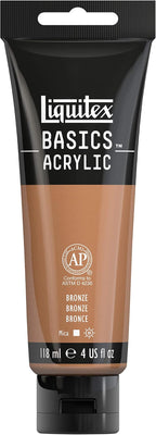 Liquitex BASICS Acrylic Paint, 118ml (4-oz) Tube, Bronze