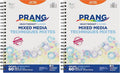 Prang Art Street Mixed Media Journal, 11" x 8-1/2", 60 Sheets, Multicolour (Pack of 2)