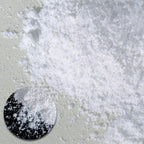 Ceya Interference Mica Powder, 1.8oz/ 50g Ice White Chrome Nail Powder, Cosmetic Grade Pearlescent Effect Color Shift Pigment for Epoxy Resin, Makeup Shimmer, Nail Polish, Soap Candle Making, Slime