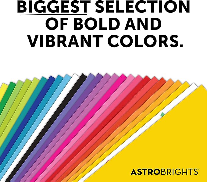 Astrobrights Mega Collection, Colored Paper, Ultra Purple, 625 Sheets, 24 lb/89 gsm, 8.5" x 11" - MORE SHEETS! (91691)