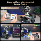 Yahboom Raspberry Pi 5 16GB RAM with ROS2 Robot Kit,6DOF Robotic Arm,Supports Large Language Models, Ubuntu 22.04. AI Vision Materials