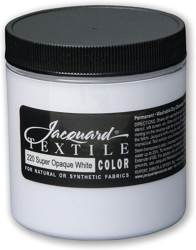Jacquard Textile Super Opaque White 8oz-