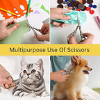 Crochet Scissors –Professional Grade Shears for sewing,Craft, Artwork, Crochet,trimming,Needlework,Yarn, Handicraft DIY Tool,Thread,Beauty Hair,4.5in