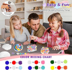 IFLOVE Paint Your Own Stepping Stones for Kids Craft Kits,Arts and Crafts for Kids Ages 4-8,5 Pack Painting Crafts for Girls Ages 8-12，Outdoor Toys Art Supplies Toddler Birthday Gift (Unicorn)