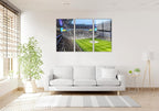 SpiritualHands Tottenham Hotspur Stadium Tempered Glass Wall Art Painting for Living Room, Tempered Glass Modern Prints Decor, Large Vivid Color Panel for Bedroom, Kitchen, or Office