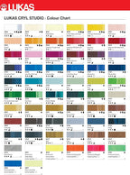 Lukas CRYL Studio Artist Acrylic Paint, Steel Blue, 125 ml Tube - High Pigment Acrylic Paints for Canvas Painting, Large Scale Works - Medium-Viscosity, Water-Mixable, Fast Drying