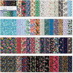 Origami Paper Kit 50 Sheets 6 Inch Square Double Sided Color 50 Vivid Japanese Washi Chiyo Colors for Hand Crafts Origami Paper Arts Creativity Flowers
