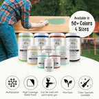 Chalky Chicks All-in-One Chalk Paint for Furniture or Cabinet - 4 Fl Oz - Matte Finish Buttermilk (White) for Metal, Wood Furniture Paint - No Sanding All-in-One for Home Decor & Crafts, USA Made
