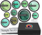 Eye Candy Green Mica Pigment Powder Set O - Mica Powder for Epoxy Resin Art - Woodworking - Cosmetic Grade Mica Powder - Bath Bombs - Pigment Powder Variety Pack - 50g - Non-Toxic - Skin Safe