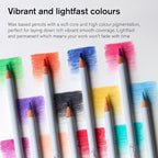 Winsor & Newton Studio Collection Artist Pencils, Color Pencils, Set of 24