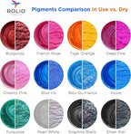 Rolio Mica Powder Pearlescent Color Pigment - Art Set for Resin Epoxy - for Soap Making, Nail Polish, Lip Gloss, Eye Shadow, Slime & Candle Jars - 5g, 24 Bags - Original Set
