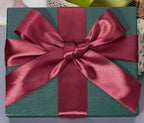 1 1/2 Inch Wine Red Solid Satin Ribbon, 50 Yards Craft Fabric Ribbon for Gift Wrapping Floral Bouquets Wedding Party Decoration