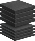 8 Pcs Polyethylene Foam Pads for Packing Foam Sheets 2 Size Cuttable High Density Cushioning Inserts Protective Foam for Packing Cases and Crafts- 12" X 12" X (0.4" and 1")