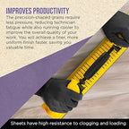 Dura-Gold Premium 120 Grit PSA Purple Film Ceramic Longboard Sandpaper, 2-3/4" Wide Continuous 20 Yard Roll - Self Adhesive Stickyback for Auto & Wood Air File Long Board Sanders, Hand Sanding Blocks
